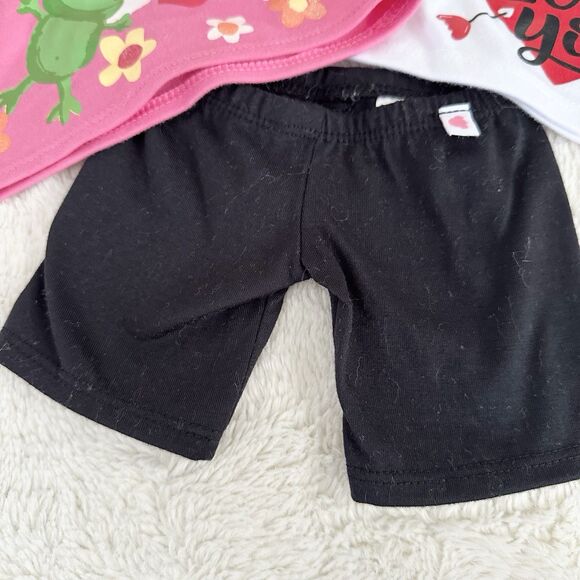 Build A Bear Workshop Clothes Outfit Lot of 3 Love Kiss Me Valentines Top Pants - Picture 4 of 5